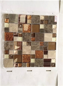Glass Mosaic, Linear Strips Mosaic, Winggreen