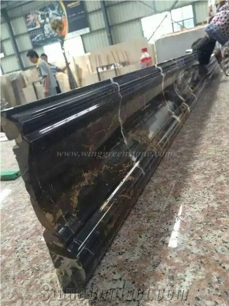Green Onyx Stone Border Liners, Onyx Trim Pencil Border Lines, Molding Pencil Liners for Wall Decor, Xiamen Winggreen Manufacturer