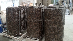 Hot Sale High Quality Baltic Brown Granite Polished Outside Decoration Pillar & Coulumn
