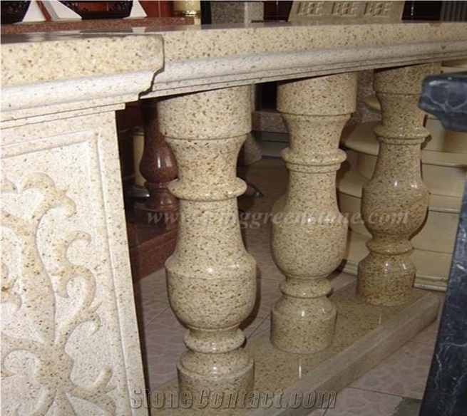 Hot Sale High Quality G682 Yellow Granite Baluster/Railings/Handrail