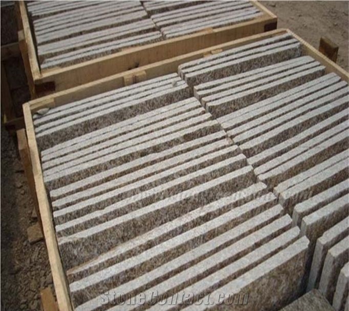 Hot Sale High Quality Tiger Skin Yellow Granite Mushroom for Wall Cladding