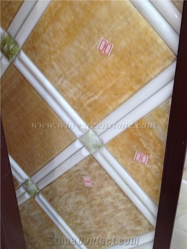 Interior Yellow Onyx Mosaic,Winggreen