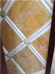 Interior Yellow Onyx Mosaic,Winggreen