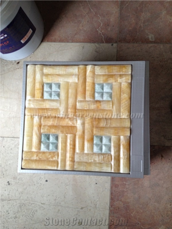 Interior Yellow Onyx Mosaic,Winggreen