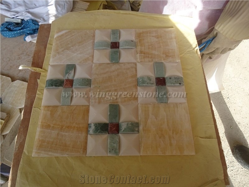 Interior Yellow Onyx Mosaic,Winggreen