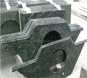 Manufacture Excellent Butterfly Green Granite Polished Kitchen Countertops