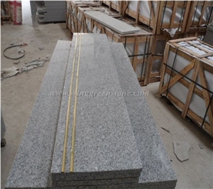 Manufacture High Quality G603 Light Grey Granite Polished Stairs & Steps, Treads and Riser