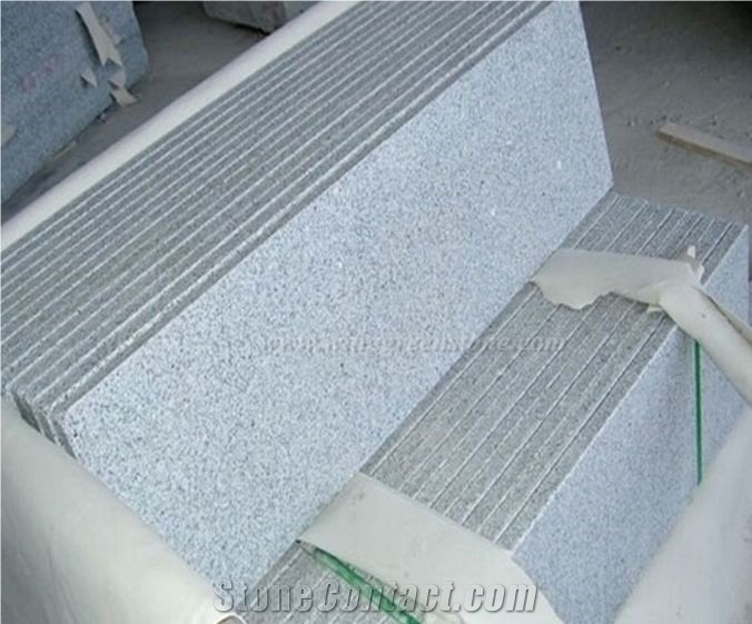 Manufacture High Quality G603 Light Grey Granite Polished Stairs & Steps, Treads and Riser
