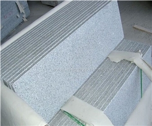 Manufacture High Quality G603 Light Grey Granite Polished Stairs & Steps, Treads and Riser