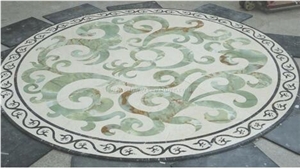 Multicolor Marble Patterns, Waterjet Medallions, Rounnd and Square Medallions, Art Marble Flooring for Interior Decorations, Xiamen Winggreen Manufacturer