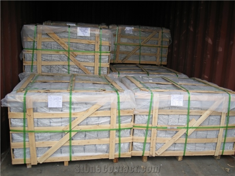Natural Granite Cube Stone, Tumbled G603 Granite Cobble Stone, Padang Light Granite Blind Paving Stone, China Grey Walkway Pavers, Xiamen Winggreen Manufacturer