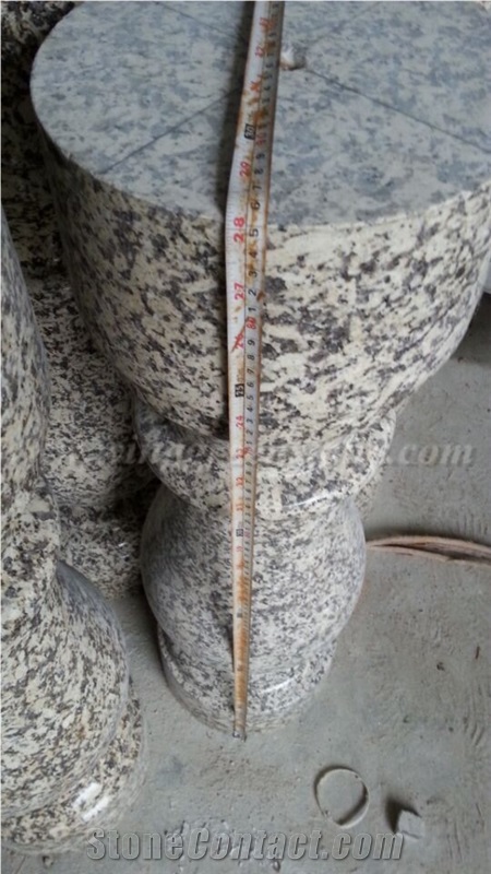 Own Factory Supply Of Chrysanthemum Yellow Granite Polished Railings/Handrail/Baluster