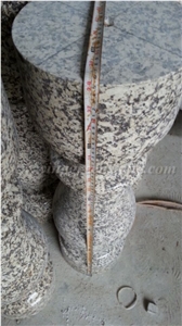 Own Factory Supply Of Chrysanthemum Yellow Granite Polished Railings/Handrail/Baluster