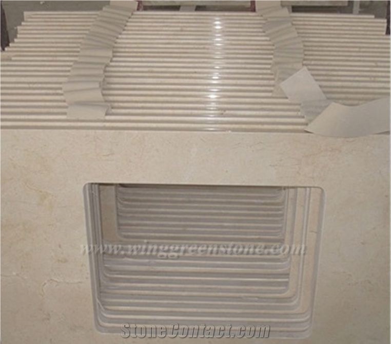 Own Factory Supply Of Crema Marfil Marble/Spain Marble Vanity Tops