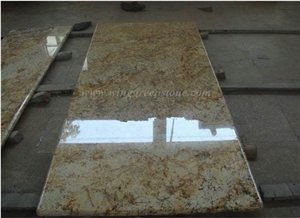 Own Factory Supply Of Golden Persa Granite Polished Kitchen Countertops