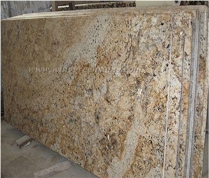Own Factory Supply Of Golden Persa Granite Polished Kitchen Countertops
