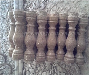 Own Factory Supply Of High Quality G682 Yellow Granite Polished Railings/Handrail/Baluster