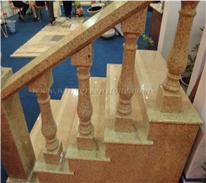 Own Factory Supply Of High Quality G682 Yellow Granite Polished Railings/Handrail/Baluster