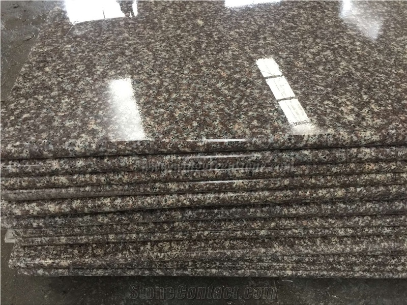 Own Factory Supply Of High Quality Polished G664 Granite/Luo Yuan Red Granite/ Brainbrook Brown Granite/Black Spots Brown Granite/China Pink for Kitchen Countertops, Winggree Stone