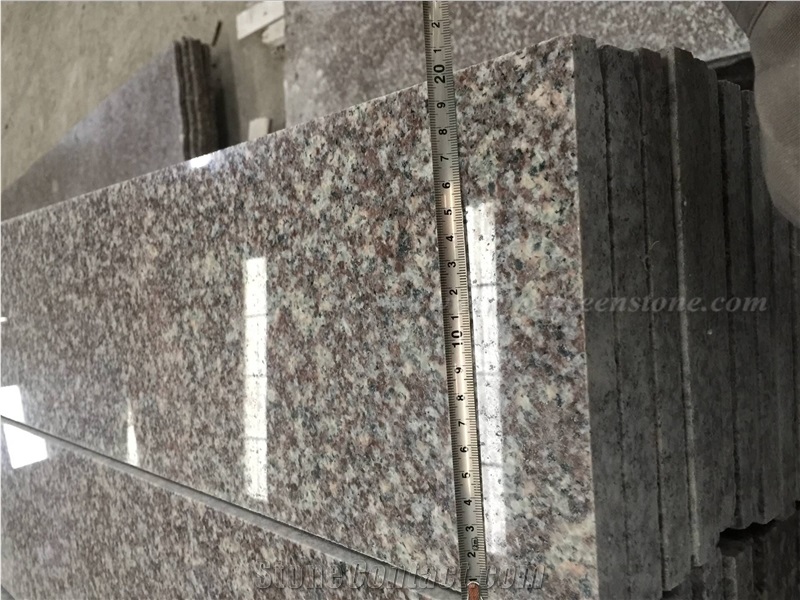 Own Factory Supply Of Low Price Polished G664 Granite/Luo Yuan Red Granite/ Brainbrook Brown Granite/Black Spots Brown Granite/China Pink Stairs & Steps, Treads and Threshold, Winggreen Stone