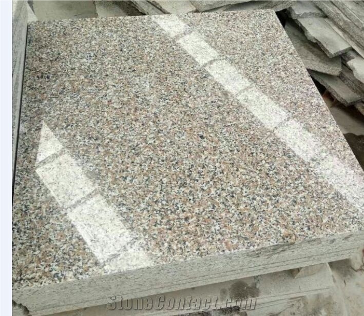 Popular G361 Granite Five Lotus Flower Tiles & Slabs,Wulian Flower Granite , Chinese Red/Pink Granite for Flooring/Walling