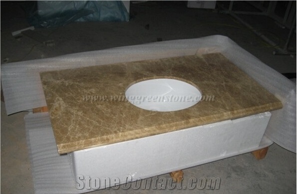 Turkey Emperador Light Brown Marble Countertop, Light Emparador Marble Marble Bath Top,Desk Top