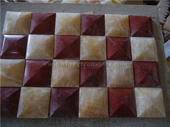 Yellow Onyx Mosaic, Mosaic Art, Winggreen