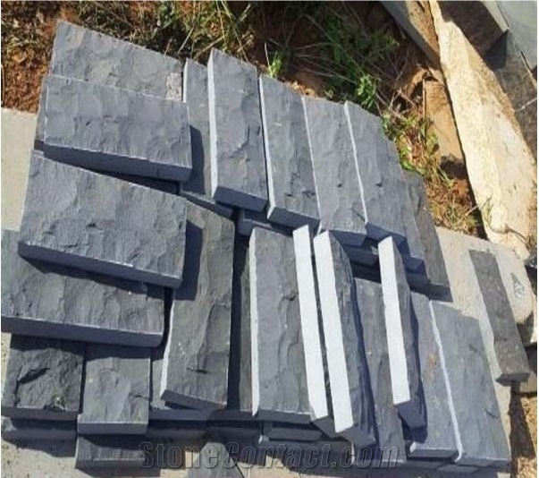 Zhangpu Black Basalt Mushroon Stone/Decrative Stone for Wall Cladding