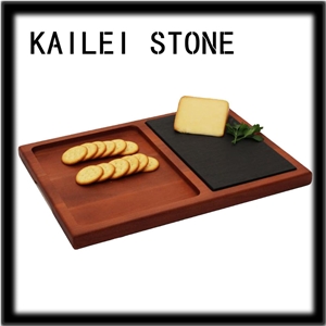 Jiangxi Black Slate Cheese Cutting Board Tray