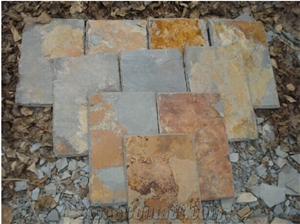 Multicolor Slate Roof Tiles Covering
