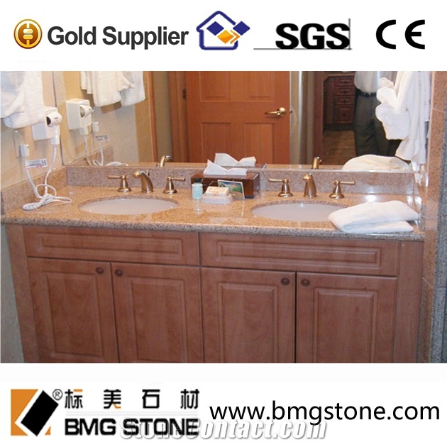 Hot Selling Brown Granite Bath Countertop Covers