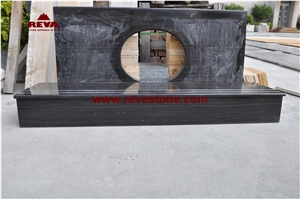 Black Wooden Marble Vanity Top/Bathroom Vanity Tops, Royal Black Marble Bath Top, Black Wood Vein Marble Countertops/Vanity Top, Wood Black Bathroom Vanity Tops, Royal Black Marble Bathroom Vanity Top