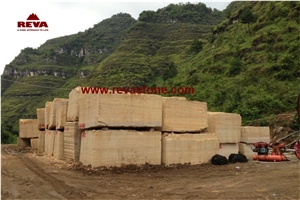 China Beige Marble Blocks, Tethys Beige Marble Blocks