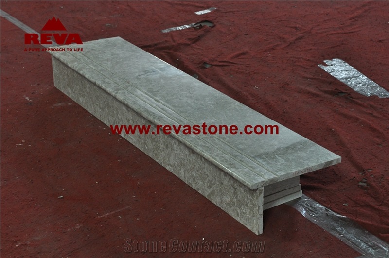 China Betulla Grey Marble Marble Steps Stair Case with Anti-Slide,China Grey Marble Building Stones Stair Treads/China Grey Marble Stair Riser