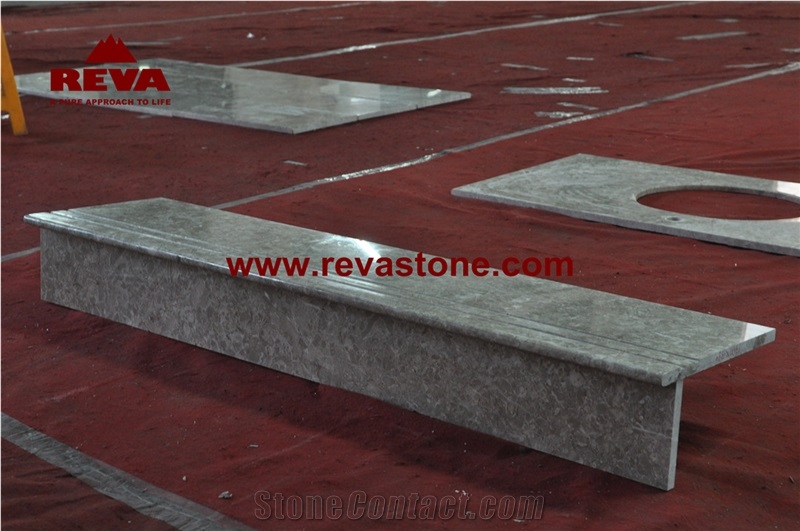China Grey Marble Countertops, Betulla Grey Marble Countertops/Vanity Top/Bathroom Vanity Top, Betulla Grey Marble Countertops/Vanity Top, Iceland Grey Marble Countertops