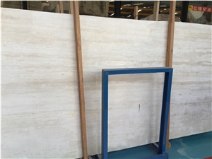 Supper White Travertine Tiles & Slabs, Turkey Beige Travertine