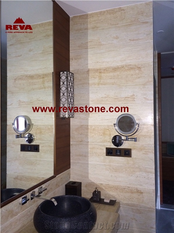 Tethys Beige Marble Countertops & Bath Top, Tethys Beige (Vein Cut) Countertop, Tethys Beige Marble Bathroom Countertop ,Beige Wood Vein Marble Countertops