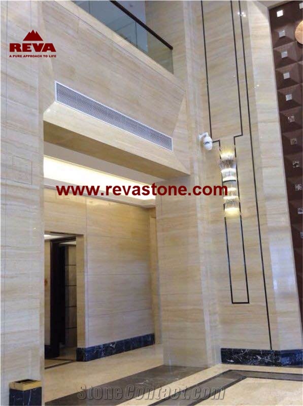 Tethys Beige Marble Countertops & Bath Top, Tethys Beige (Vein Cut) Countertop, Tethys Beige Marble Bathroom Countertop ,Beige Wood Vein Marble Countertops