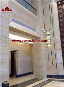 Tethys Beige Marble Countertops & Bath Top, Tethys Beige (Vein Cut) Countertop, Tethys Beige Marble Bathroom Countertop ,Beige Wood Vein Marble Countertops