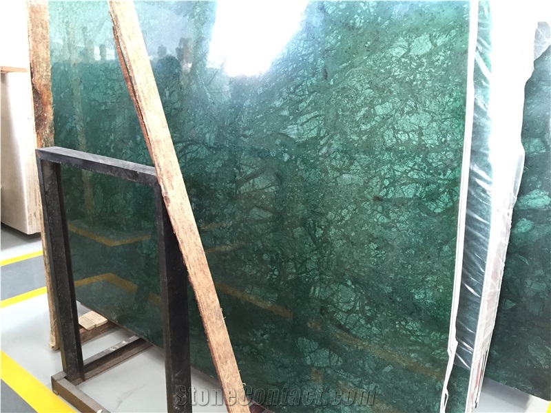 Verde Pacifico Green Marble Tile & Slab, Taiwan Green Marble