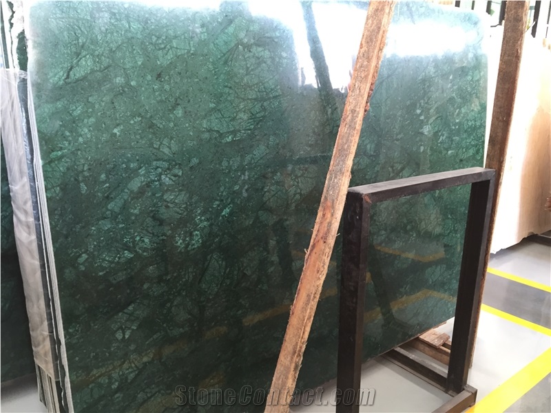 Verde Pacifico Green Marble Tile & Slab, Taiwan Green Marble