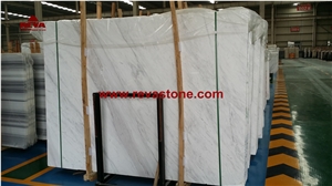 Volakas White Marble Slabs, Drama Multicolor Marble, Semi White Of Volakas Marble,Vathilakkos Drama Semi White,Vathilakos Semi White Marble Slabs & Tiles