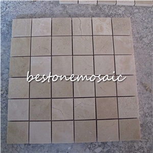 Bestonemosaic Yellow Marble Mosaic, Mosaic Pattern, Wall Mosiac, Quare Mosaic,Polished Mosaic