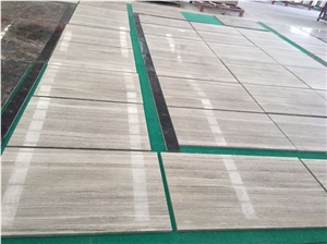 Grey Wooden Marble Tiles, Grey Wood Grain Marble Slabs & Tiles