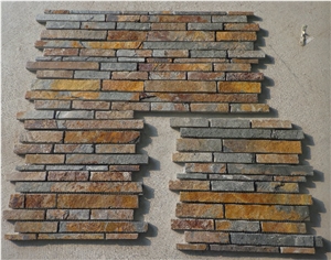 Stone Mosaic / Slate Mosaic/Mosaic Tiles/ Multicolor Slate Mosaic