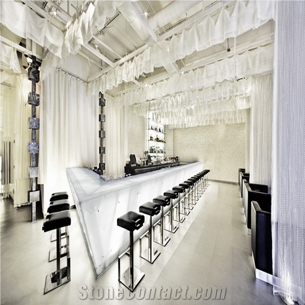 Lightweight Translucent Onyx Panels for Interior Design