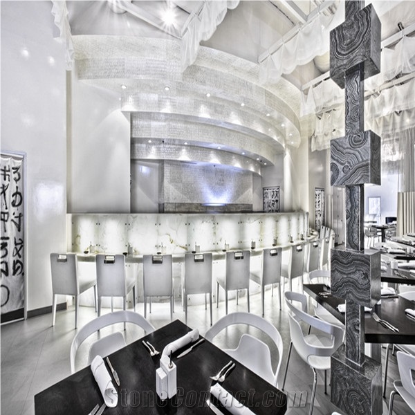 Lightweight Translucent Onyx Panels for Interior Design