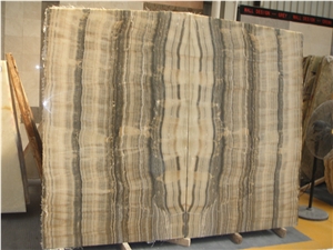 Black Bamboo Onyx Slabs & Tiles