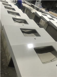 Pure White Quartz Vanity Top