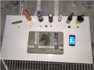 Pure White Quartz Vanity Top